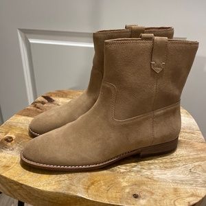 Madewell Tan Suede Bootie